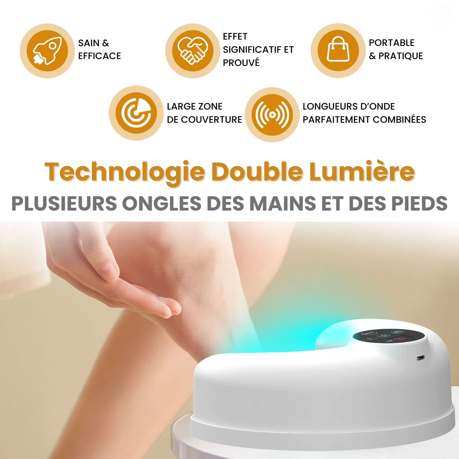 Soin ongulaire blanc